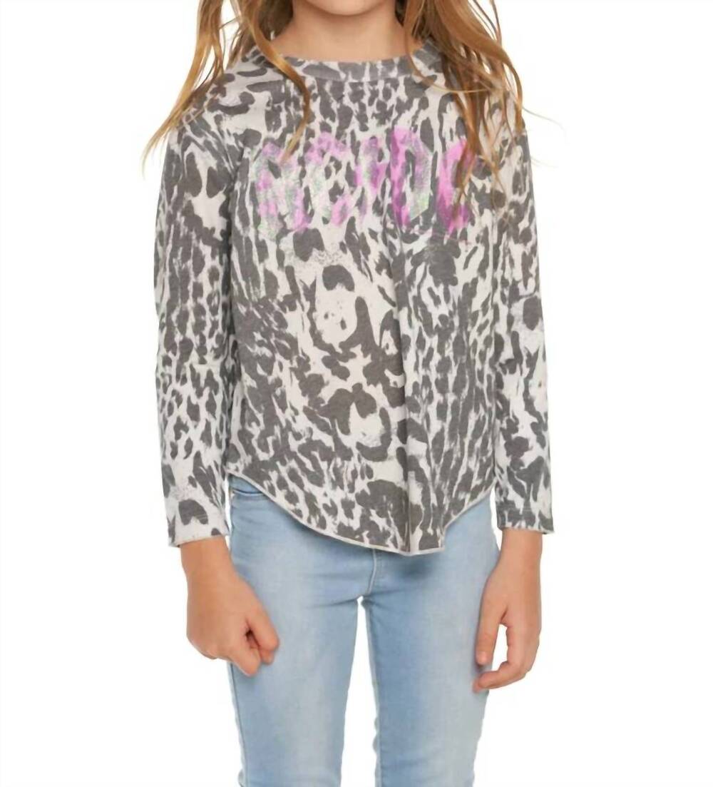 NEW CHASER cheetah tee in animal print